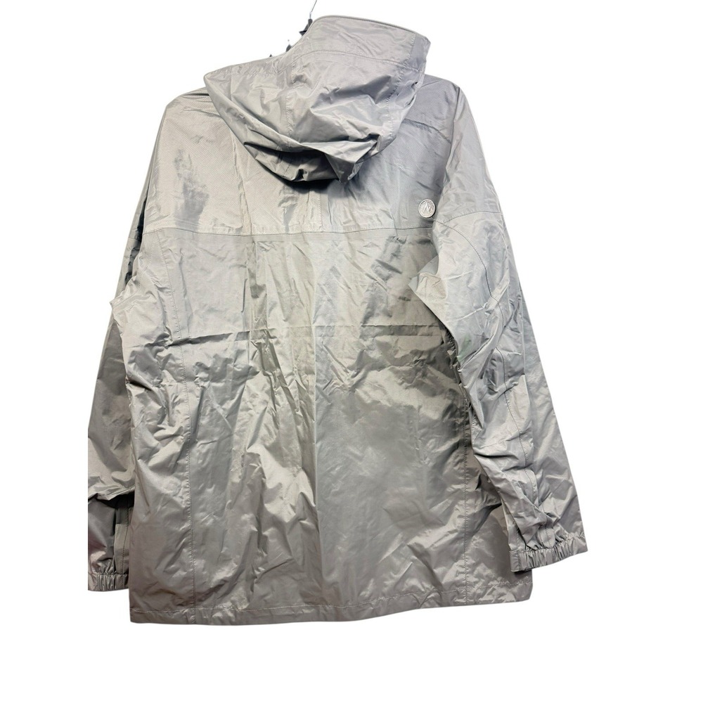 Men's Marmot Precip 50200 Hooded Rain Jacket Large (gargoyle) New With Tags - Picture 9 of 15